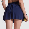 Custom Lightweight And Elastic Technical Tennis Skirts For Women Built In Shorts-Aktik