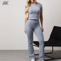 Custom Cotton Cropped Ladies Tee Top Crew Neckline Tight Fit Women's Short Sleeve T-shirt -Aktik