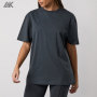 Custom Cotton Relaxed fit Boyfriend Tee Crew neck Women's T-shirt  -Aktik