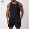 Custom Polyester  Casual/Gym Wear  Men's Vest  Linear Print Men Mesh Tank Tops-Aktik