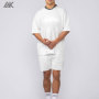 Custom Rib Cotton  Breathable Feel Men's Shorts  Mid-weight  Relaxed Fit  Men Everyday Jersey Short With Side Pockets-AKTIK