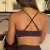 Custom Women's Sports Set Features Adjustable Spaghetti Straps  Activewear Set With A Ruched Center Front-Aktik