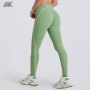 Custom Soft Active Twist-Front Women's Leggings Mid-rise Elasticated Waistband Tight -Aktik