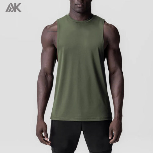 Custom Light Weight Softer Men's Muscle Tank Top -Aktik