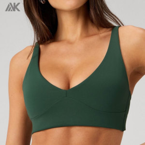 Custom Longline Low Impact Bra 4-Way Stretch Women's Sports Bra -Aktik