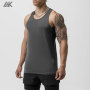 Custom Polyester Mesh Men's Training Singlet Mens Light Tank Top -Aktik