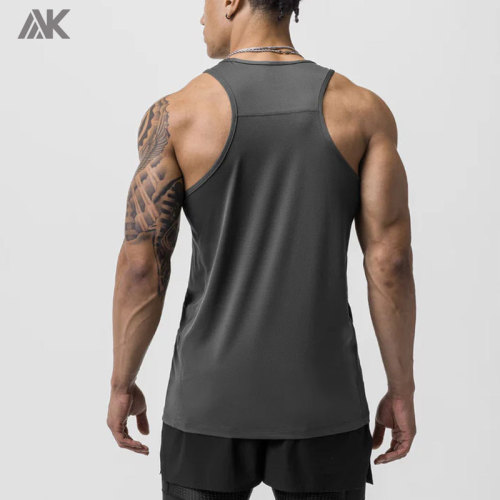 Custom Polyester Mesh Men's Training Singlet Mens Light Tank Top -Aktik