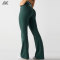 Custom High-Waisted Sweat Wicking Women's Leggings  4-Way Stretch Flare Pant-Aktik