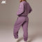 Custom Soft And Breathable Brushed Cotton-blend Jersey Women's Sweatsuit  Oversized sweatshirt  And Relaxed mid-rise joggers-Aktik