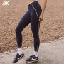 Custom Crossover Contrast Leggings And Low-impact Support Sports Bra Activewear Sets-Aktik