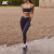 Custom Crossover Contrast Leggings And Low-impact Support Sports Bra Activewear Sets-Aktik