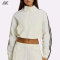Custom Women Zip-up  Crop Track Jacket  Flattering Silhouette Women's Jackets-Aktik