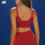 Custom Cloud Training Crop Cami Women's Double-layer With Contrast Sports Bra -Aktik