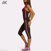 Custom  Capri Leggings Set Double-layer High-rise Women's Sports Gym Sets-Aktik