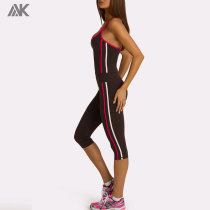 Custom  Capri Leggings Set Double-layer High-rise Women's Sports Gym Sets-Aktik