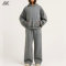 Custom  Fleece Hoodie And Wide Leg Sweatpant New Women's Sweatsuits-Aktik