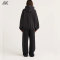 Custom  Fleece Hoodie And Wide Leg Sweatpant New Women's Sweatsuits-Aktik