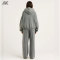Custom  Fleece Zip-Up Hoodie And Wide Leg Sweatpant New Women's  Tracksuits-Aktik