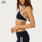 Custom  Invisible Scrunch Fold Over Stripe Flare Leggings Women's Sports Sets-Aktik