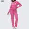 Cutsom  Velour Women's Hoodie Sets Mid Relaxed Woman Track Pants-Aktik