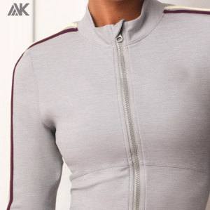 Custom Slim Fit Women's Fitness Jackets Sporty Athletic Works Zip Jacket -Aktik