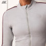 Custom Slim Fit Women's Fitness Jackets Sporty Athletic Works Zip Jacket -Aktik