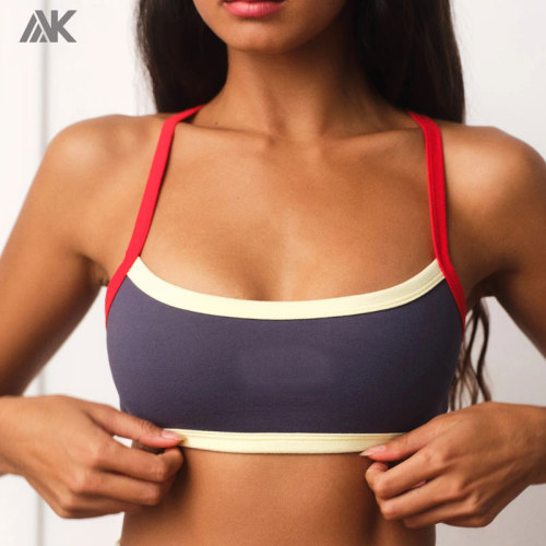 Custom Contrast Bra Midweight & Convertible Sweatpants Women's Sports Gym Sets-Aktik