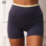 Custom Uniform Crossback Scoop Bra & Control Shorts Women's Gym Sets-Aktik
