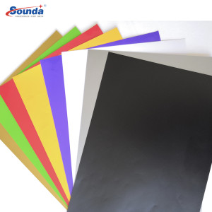 Stretchable Self Adhesive Color PVC Sign Material Sign Vinyl Wholesale