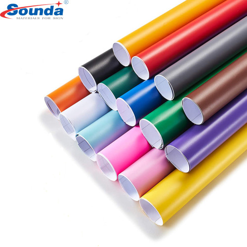 China Factory Printable and Plotter Color Cutting Self Adhesive Vinyl Car Sticker