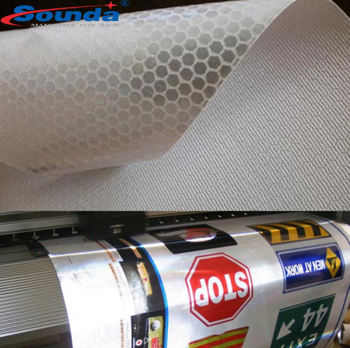 Durable Life Outdoor Advertising Material Reflective Banner for Digital Display Printing