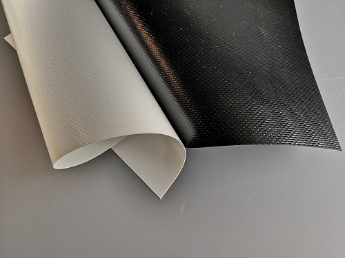 Matte/Glossy 550gsm Waterproof Fire proof PVC Tarpaulin Fabric withe free sample