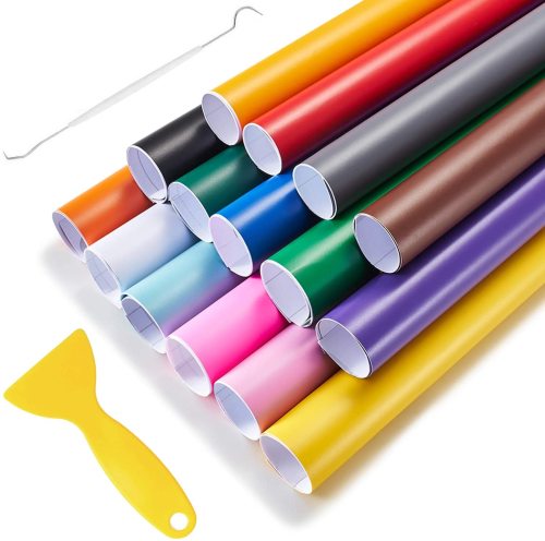 80 micro/120gsm pvc self adhesive vinyl paper rolls with free sample for printing and advertising