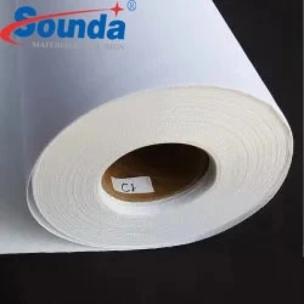 Solvent Matte Poly-Cotton Canvas Fabric  Fire Resistent with free sample