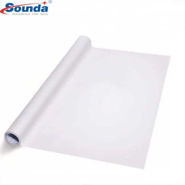 Waterproof Glossy White Self Adhesive Vinyl rolls | PVC Printable Vinyl