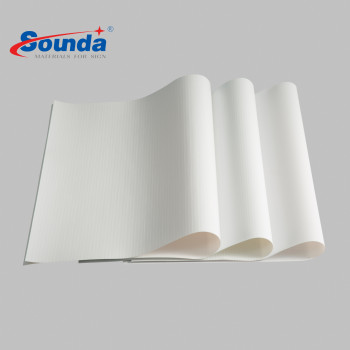 High Glossy PVC Flex Frontlit for Advertising 440GSM with free sample