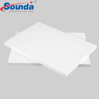 Sounda PVC foam board printing/ UV printing PVC Sintra sheet/ Printing plastic board