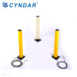 Safety light curtain mirror column equipment column in the area around the dangerous point