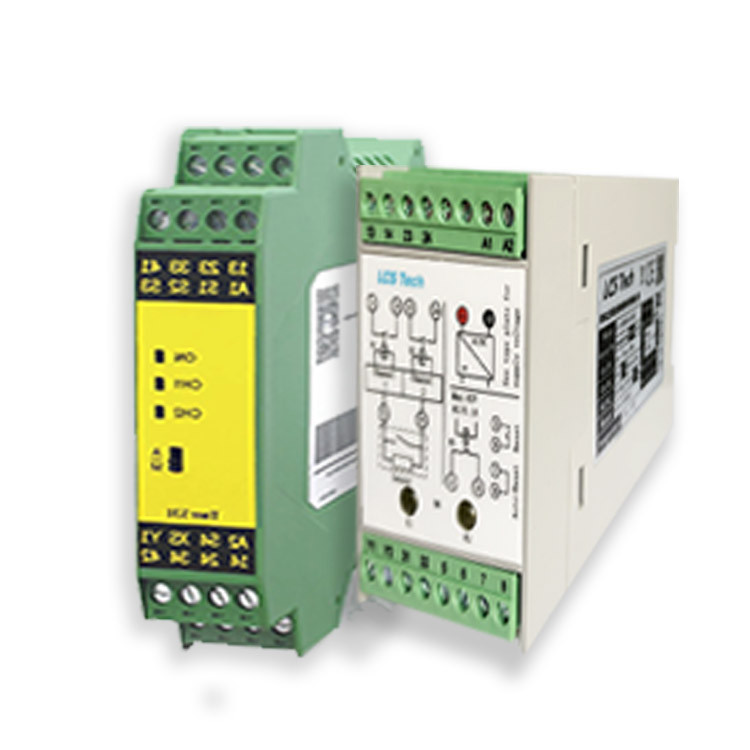 Are safety relays used in conjunction with safety light curtains or safety mats? The purpose is to improve the safety factor?