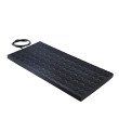 Safety mats are laid on dangerous equipment to protect personnel from entering.