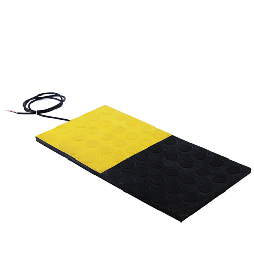 Load safety mat sensor to protect people from entering dangerous areas.