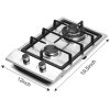ALK-2303 Two Burners Stainless Steel built in Gas Hob Gas Stove