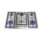ALK-6802 6 Burners Stainless Steel Built-in Gas Hob Gas Stove manufacturer