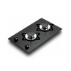 ALK-2301 Tempered Glass 2 Burner Built-in Gas Hob with Safety Device 30cm