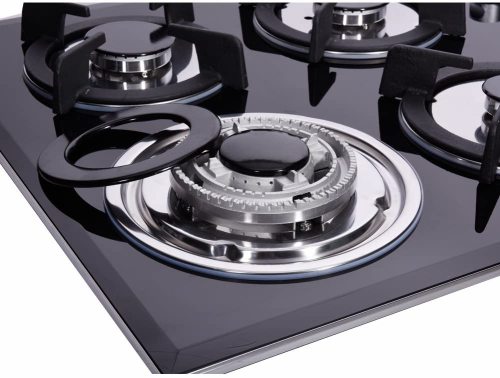 ALK-5601 Tempered Glass Built-in Gas Hob Gas Stove with 5 Burners 90CM