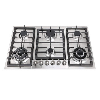 ALK-6802 6 Burners Stainless Steel Built-in Gas Hob Gas Stove manufacturer
