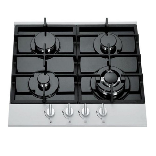 ALK-4508 Black Built-in Tempered Glass Gas Hob Gas Stove with 4 Burners 60cm