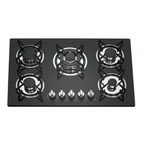 ALK-5701 LPG/NG Tempered Glass Built-in Gas Hob Gas Stove with 5 Burners 90cm