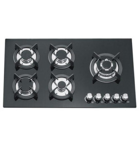 ALK-5804 Tempered Glass Built-in Gas Hob Gas Stove with 5 Burners 90cm manufacturer