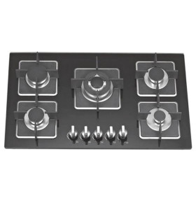 ALK-5807 Tempered Glass Built-in Gas Hob Gas Stove with 5 Burners 90cm